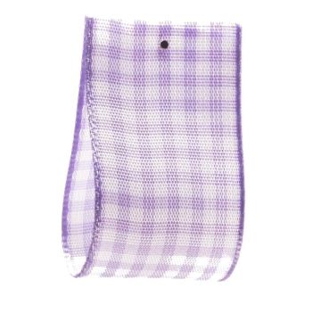 Scabious Lilac Gingham Ribbon