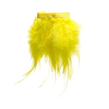 Sherbet Lemon Turkey Feather Fringe