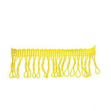 Sherbet Lemon Looped Fringe