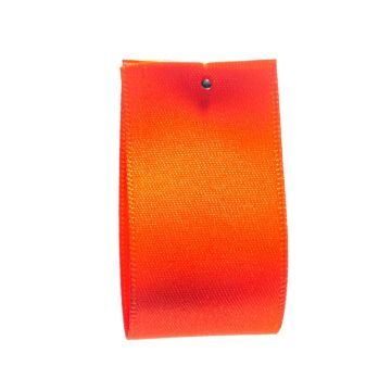 Shocking Orange Satin Ribbon