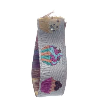 Stone Cupcake Ribbon 15mm