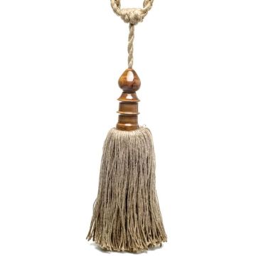 Natural Jute Tie Back with Wooden Mould