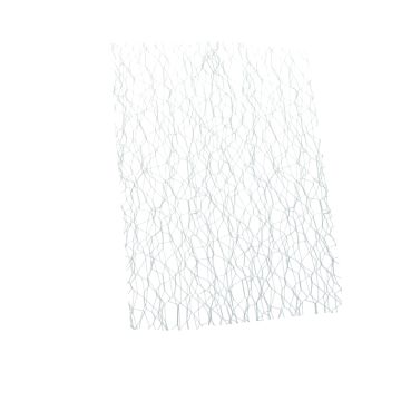White Crispy Mesh 70mm