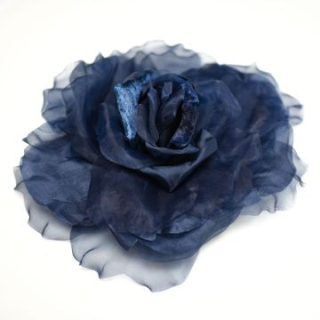 Pitch Blue Rose Corsage