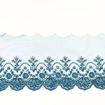 Himalayan Poppy Embroided Lace