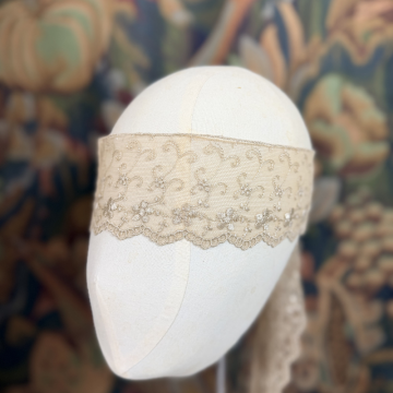 Stirred Coffee Embroided Lace