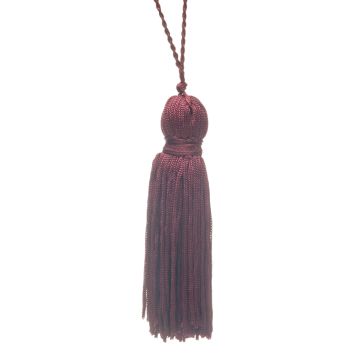Dark Amaryllis Rayon Key Tassel 80mm