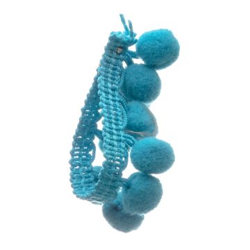 Kingfisher Bobble Fringe