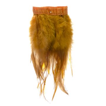 Marigold Turkey Feather Fringe