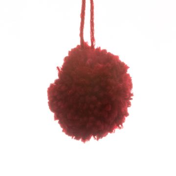 Peonie Red Pom Pom with Loop