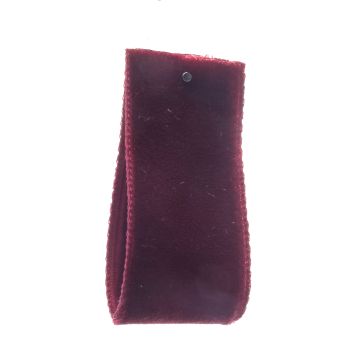 Peonie Red Double Sided Nylon Velvet Ribbon