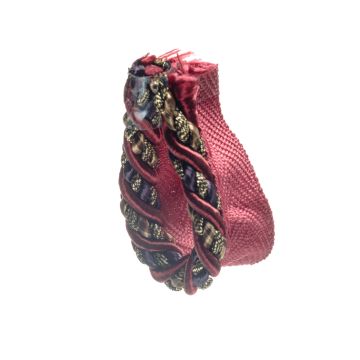 Peonie Red Flanged Cord