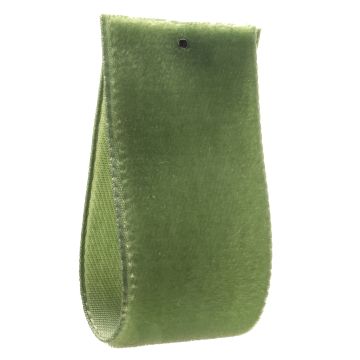 Squashed Gooseberry Single Sided Velvet Ribbon