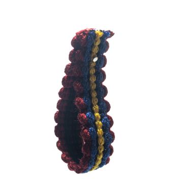 Dark Amaryllis Bin End Picot Edge Braid