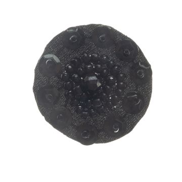 Black Flower Motif