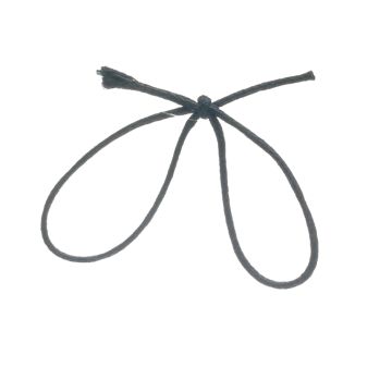 Black Coated String 1mm