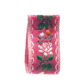 Old Fuschia Flower Tape