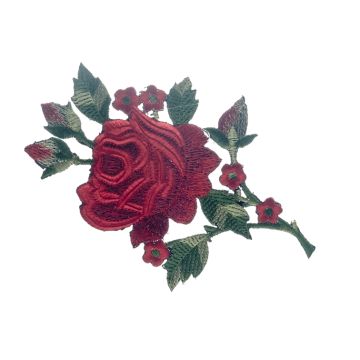 Post Box Red Flower Motif 160mm x 105mm