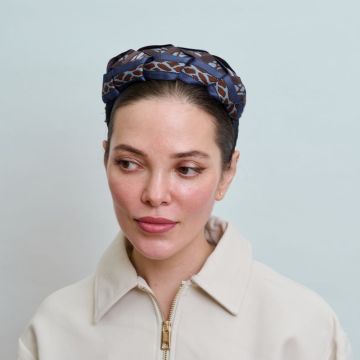 Dark Bark Jacquard Headband
