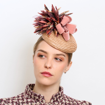Ballet Pink Flower Double Velvet Percher