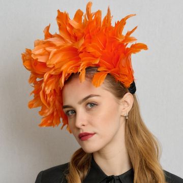 Bird of Paradise Soft Goose Feather Headband