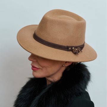 Ripe Wheat Bobble Trilby