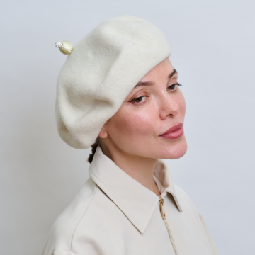 Clotted Cream Beret