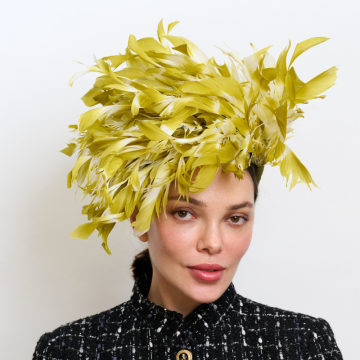 Crocus Stamen Ruffle Some Feathers Headband