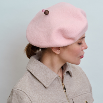 Pale Azalea Beret