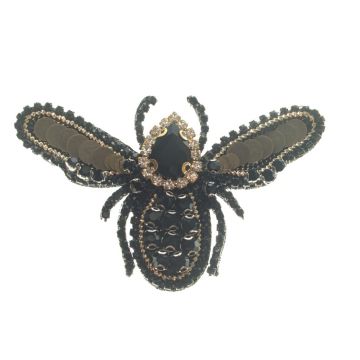 Black Bead Bug Motif