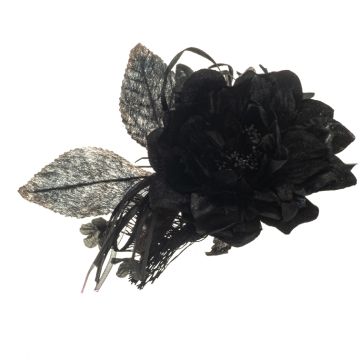 Black Flower Corsage