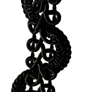 Black Scroll braid
