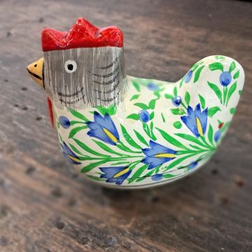 Bluebell Hand Painted Chicken Box