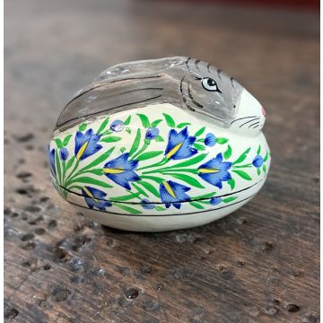 Bluebell Hand Painted Rabbit Box