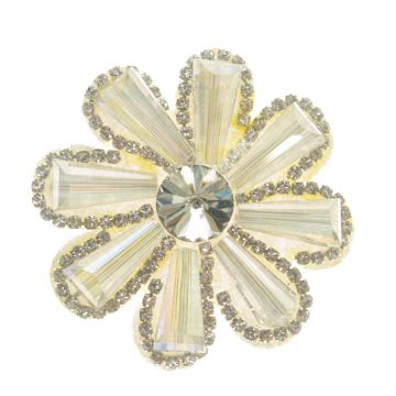 Clear Crystal Daisy Motif