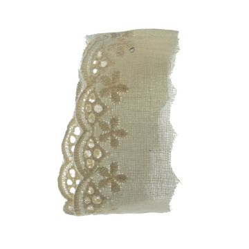 Clotted Cream Scalloped Edge Lace