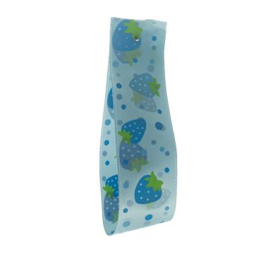 Cornflower Strawberry Satin