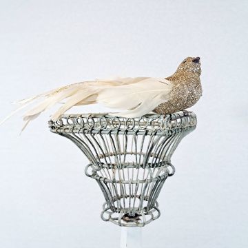 Gold Glitter Bird