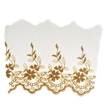 Daffodil Embroidered Tulle
