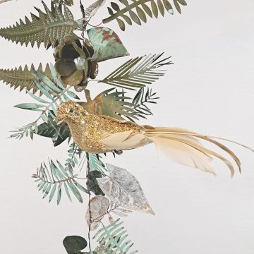 Gold Glitter Bird