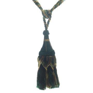 Deep Forest Single Tassel Tie-back