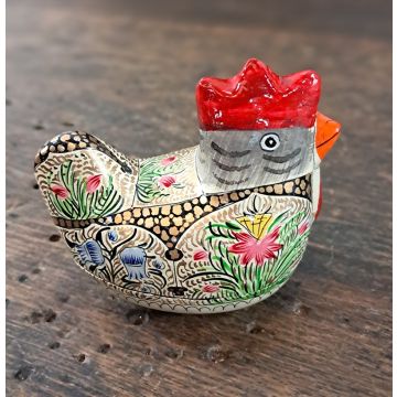 Arabian Sandstorm Hand Painted Chicken Box Kashmir Design