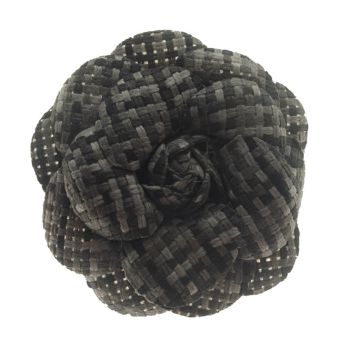 Flint Flower Brooch