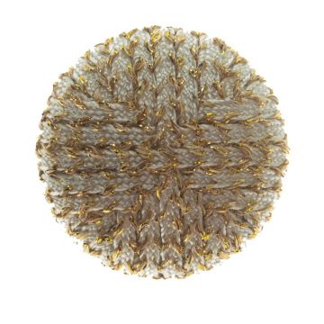 Gold Metallic Brooch