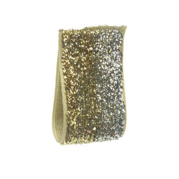 Gold Metallic Ombre Velvet