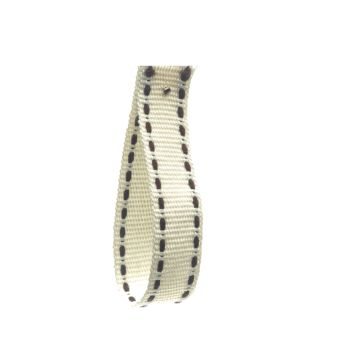 Lily of the Valley Coloured Stitched Edge Grosgrain
