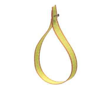 Lime Coloured Edge Ribbon D