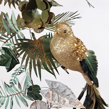 Gold Feather Bird