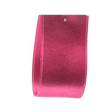 Magenta Silk Satin Ribbon