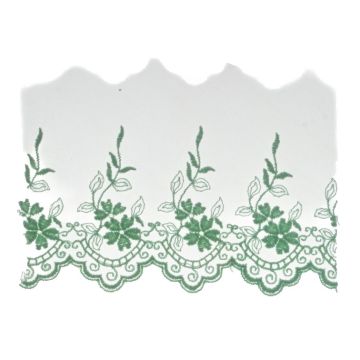 Moroccan Mint Tea Embroidered Tulle